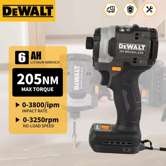 DEWALT X McLaren DCF85M 20V Brushless Impact Driver 205Nm 6.0Ah Cordless Electric Tool for Assembly & Workshop Tasks