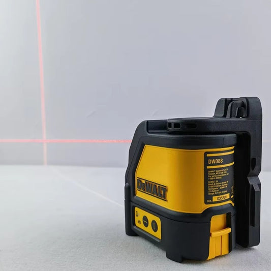 DEWALT 2-Line Laser Level DW088 50M Automatic Leveling Red Laser Level Magnetic Wall-Mounted Interior Measurement Tool