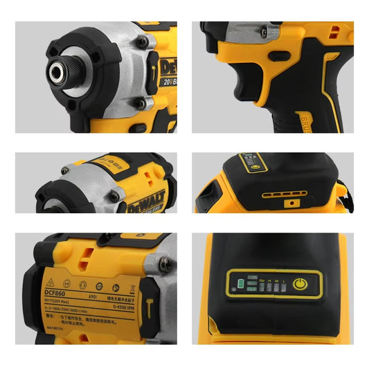 Dewalt DCF860 Wireless Brushless Screwdriver 20V Lightweight Impact Electric Tool Portable Power Drill for Home Improvement