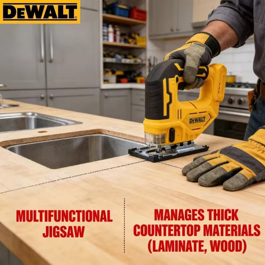 Dewalt 2700RPM Brushless Curve Saw 20V Cordless Electric Jig Saw Portable Multifunction Adjustable Woodworking Power Tool