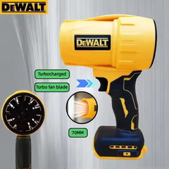 Dewalt 30000RPM Air Blower Cordless Turbo Fan Handheld Violent Fan Dryer 20V Rechargeable Dust Blowing Tool（only machine）