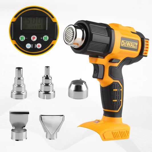 DEWALT DCE530 20V Temperatures Adjustable Hot Air Gun Cordless Heat Gun 550°C High Power Welding Thermal Blower Power Tools