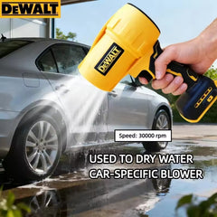 Dewalt 30000RPM Air Blower Cordless Turbo Fan Handheld Violent Fan Dryer 20V Rechargeable Dust Blowing Tool（only machine）